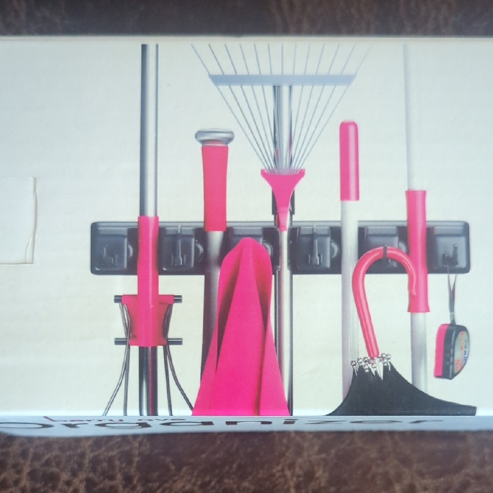 Black Wall-Mounted Tool Organizer